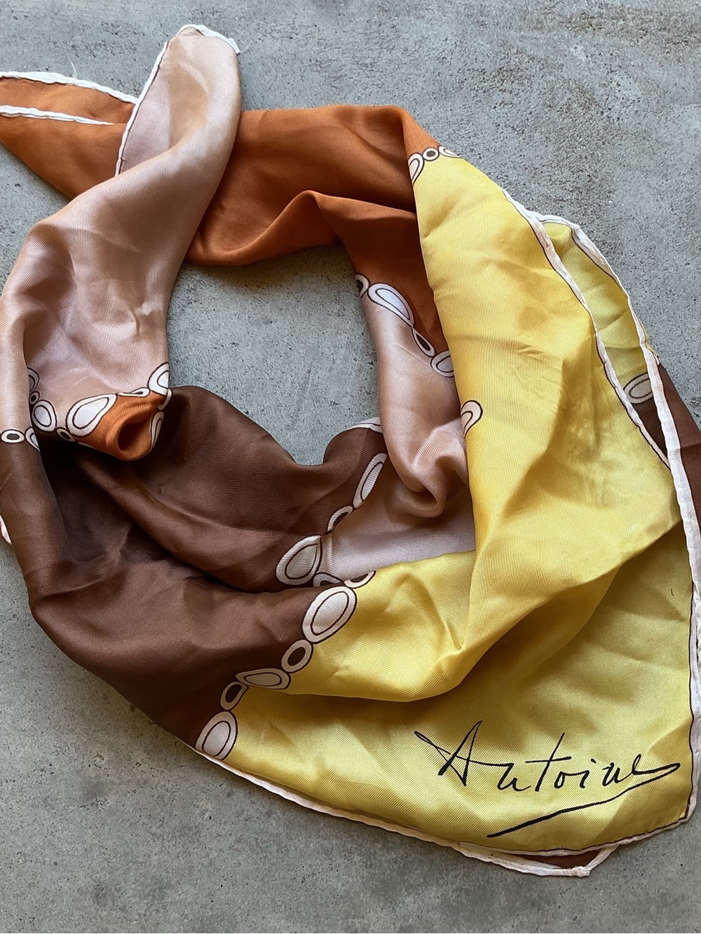 Vintage Antoine Courtois Paris “Made in Italy” Scarf